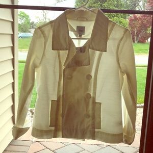 All white Gap jacket